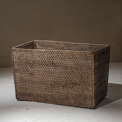 Rattan storage baskets - Different sizes and colours! - Coastal Villa Homeware